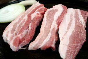 Carne suína contaminada